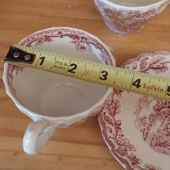 Myott's Country Life cups/saucers - Picture 10 of 10